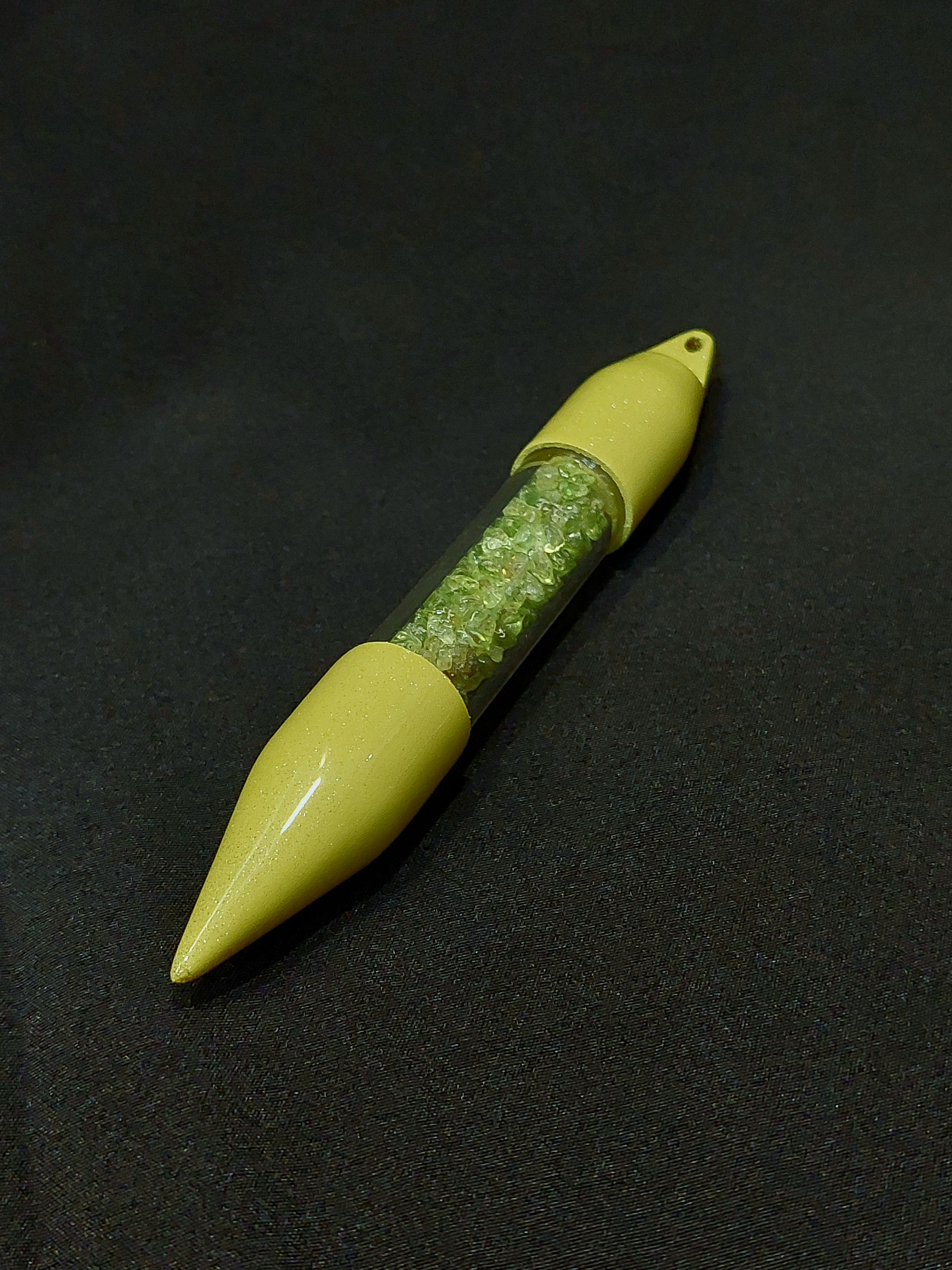 Psynergy  Staff  MK-I  靈武器 靈能短杖 -木（橄欖石）