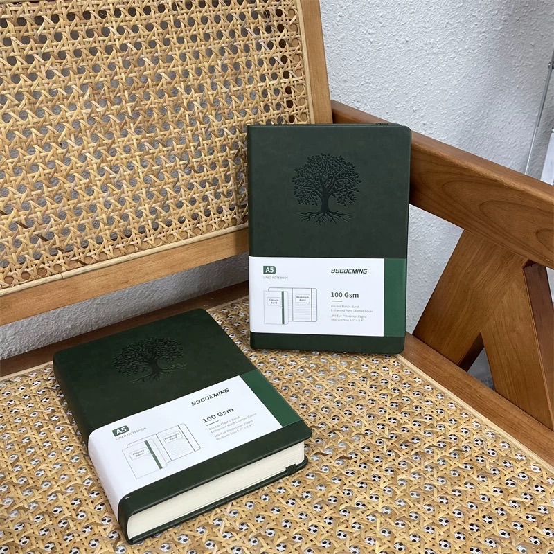 【現貨】硬皮橫線條筆記本 160張/320頁