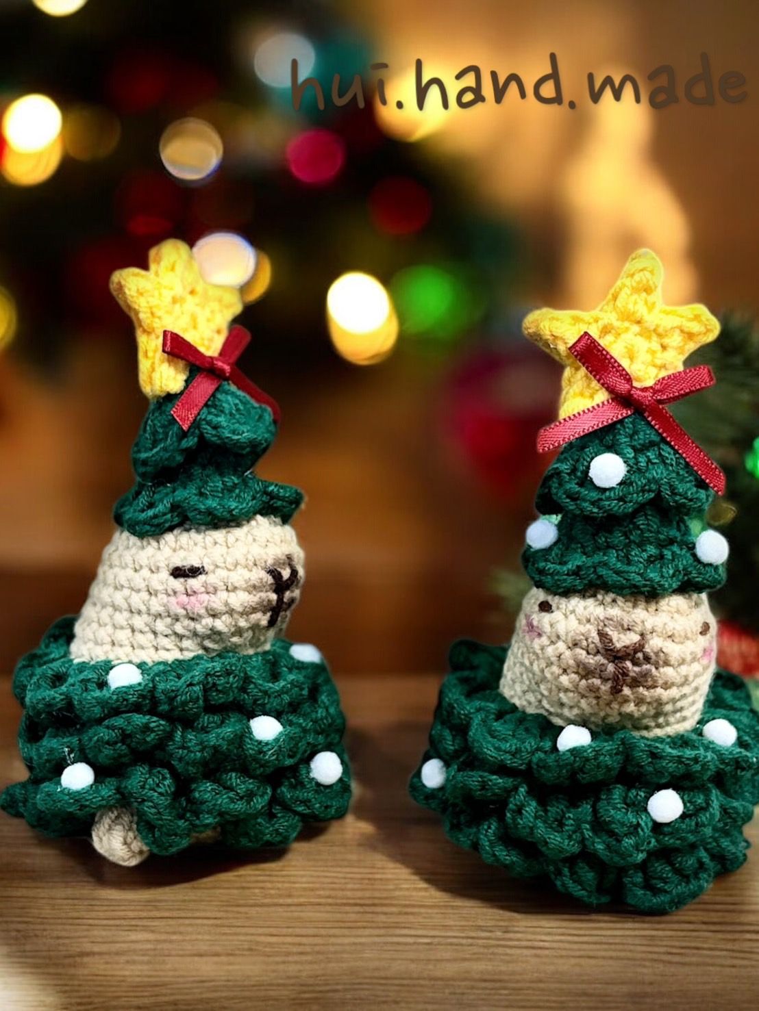 卡皮巴拉聖誕樹🧶櫟楒良品X慧手作