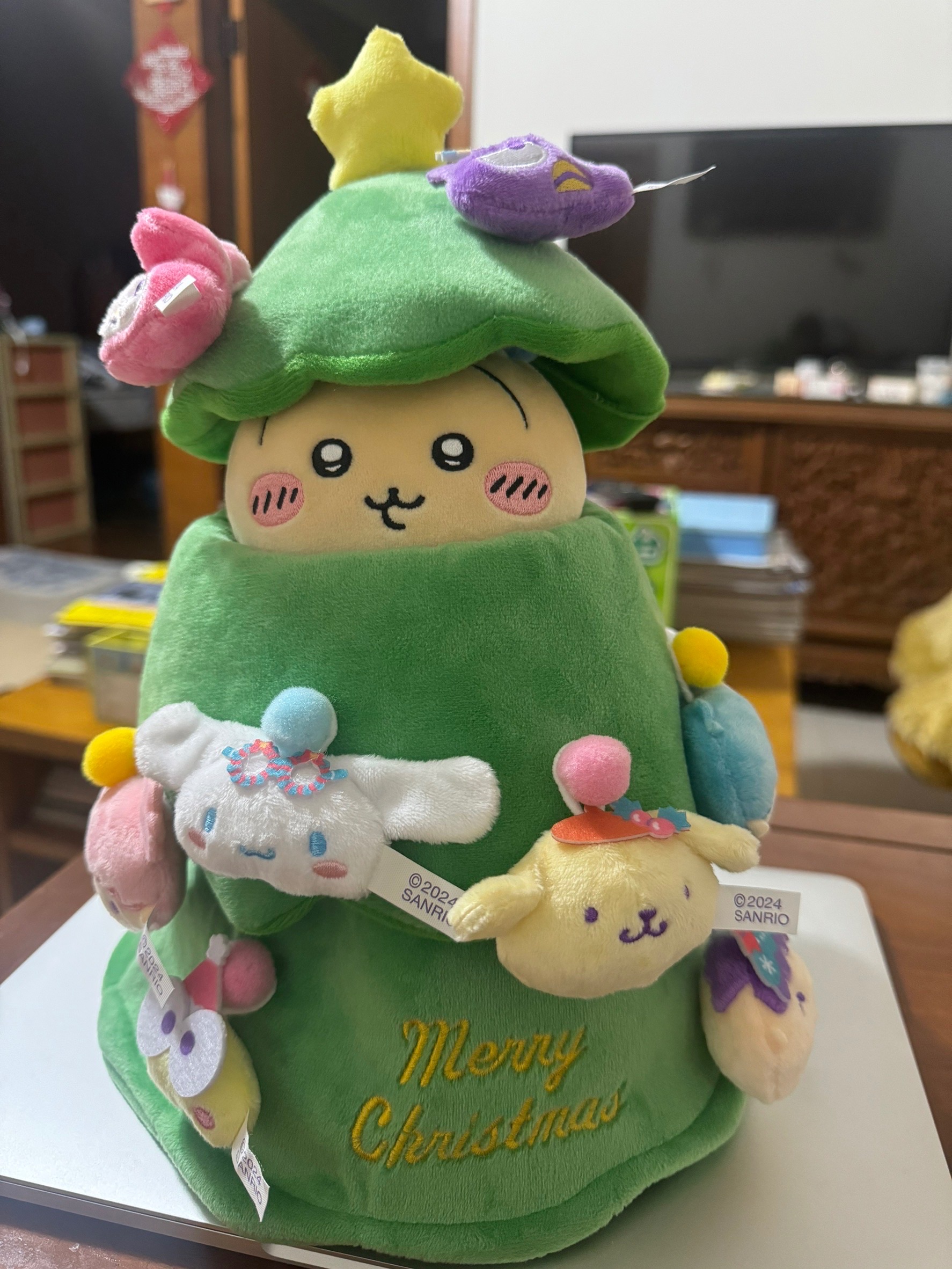 全家限定 聖誕樹+三麗鷗吊飾整套