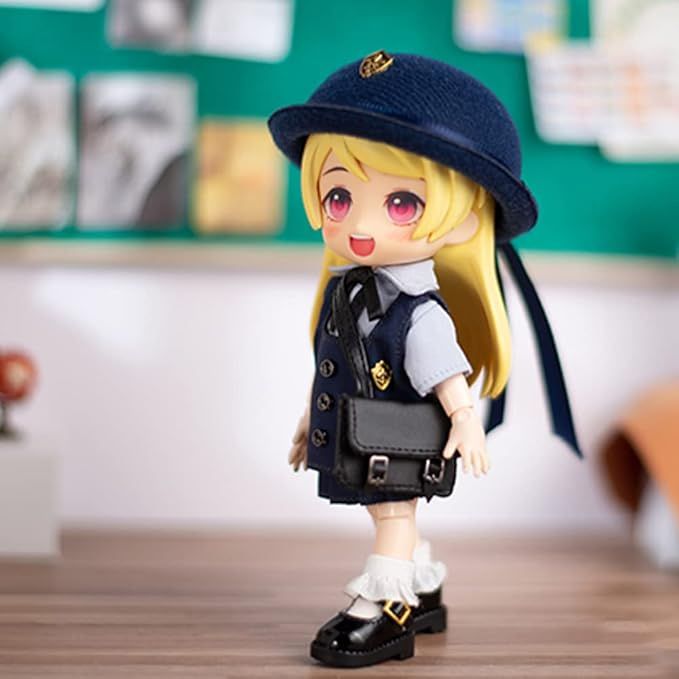 OB11 黏土娃 學院服（女）