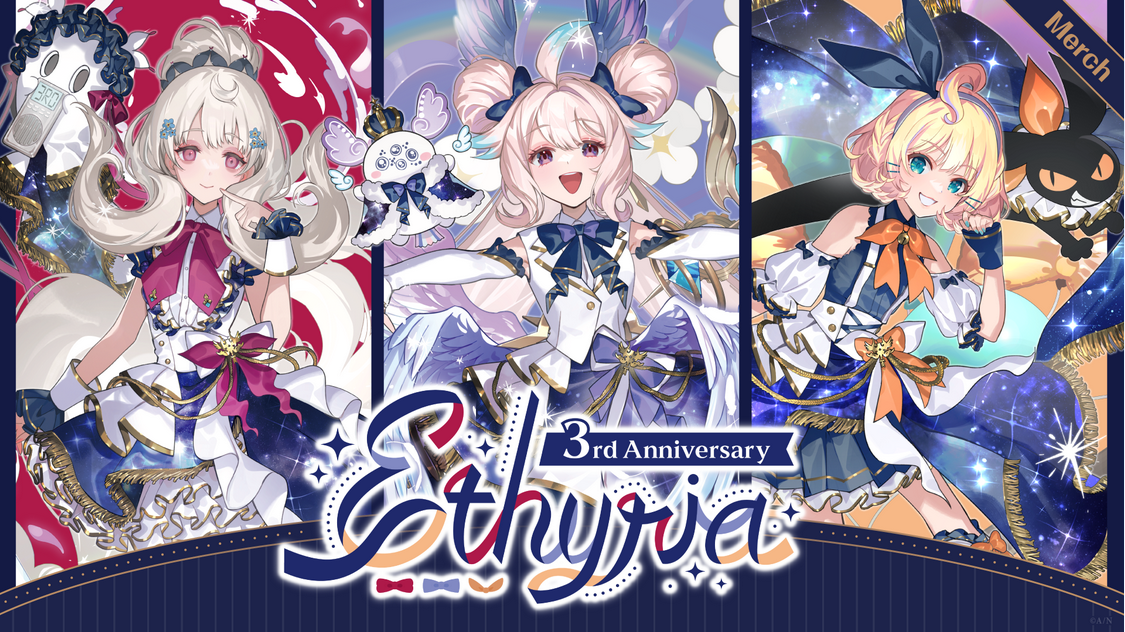 【Ethyria 3rd Anniversary】拍立得、徽章、指娃