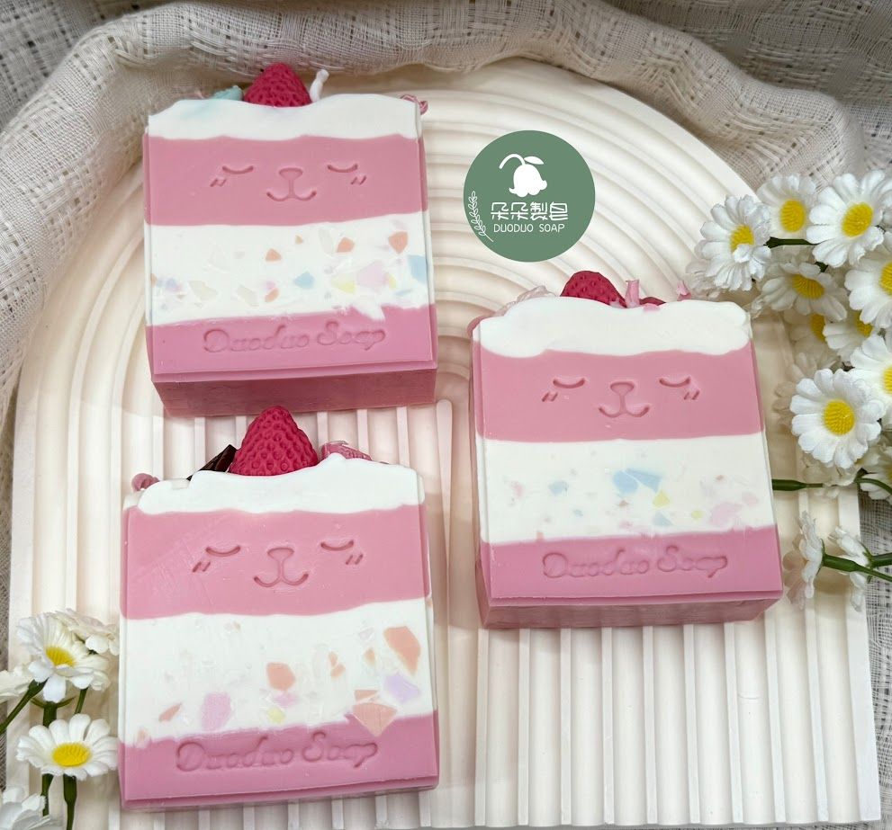 朵朵製皂-甜甜蛋糕皂（預購）1/20出貨