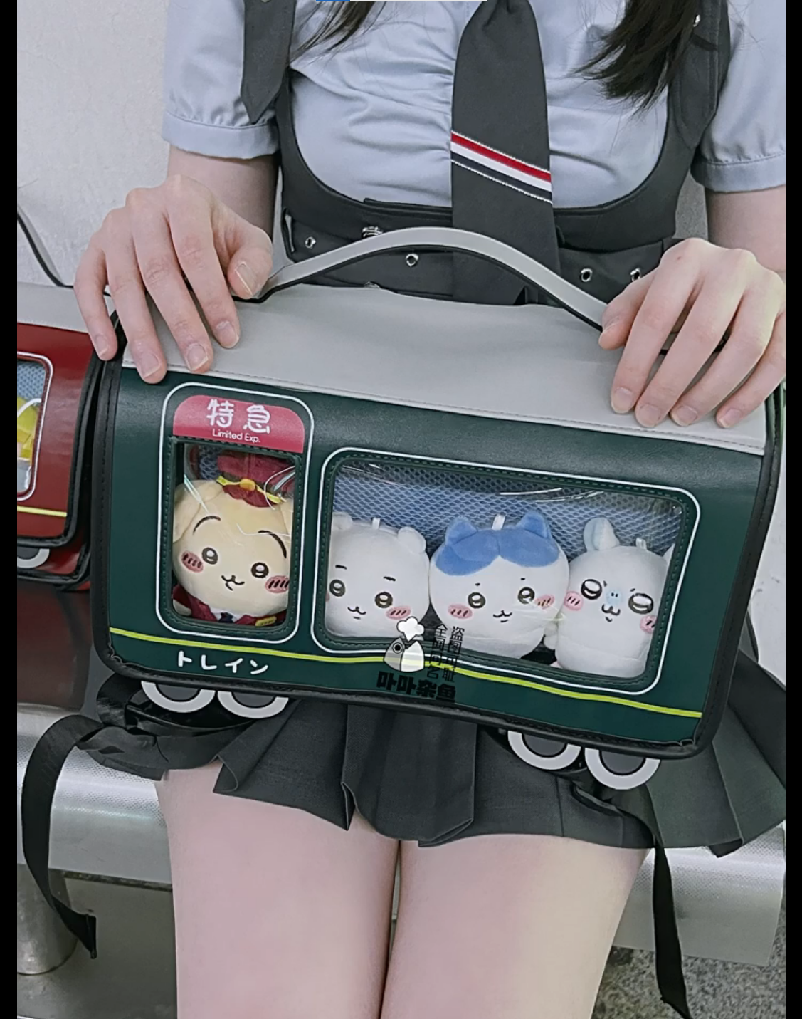 新品上線✨ Chiikawa  阪急電車🚃 娃包 10cm 娃包 側背包 雙肩背包 ⚠此商品須預購 下單前請私訊IG