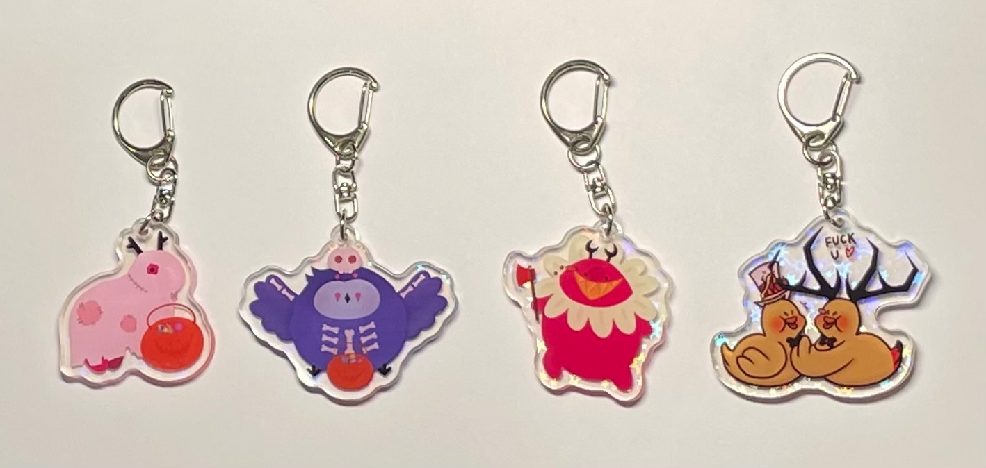 HH、HB同人鐳射星星吊飾