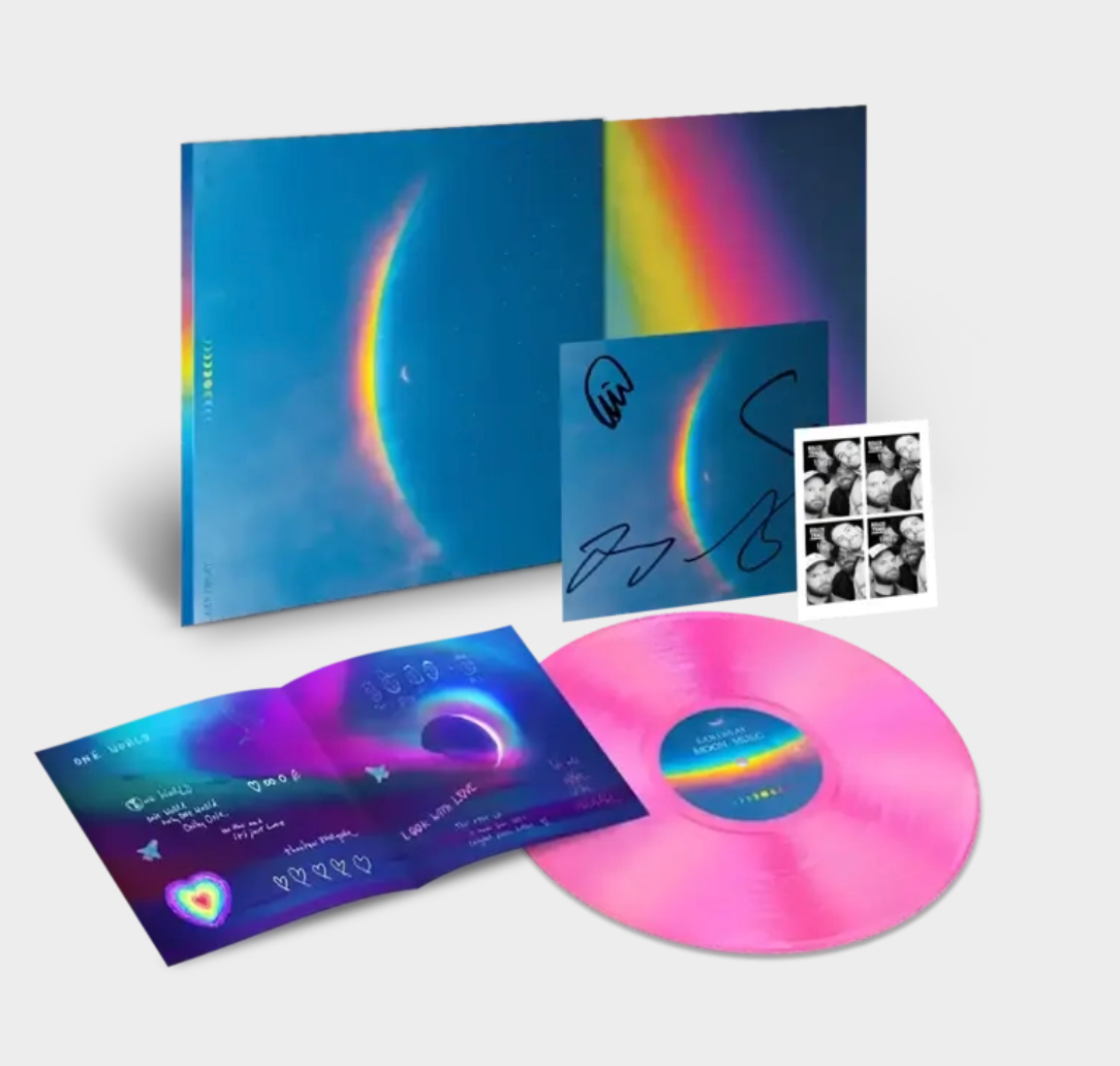 限量現貨｜酷玩樂團Coldplay / MOON MUSiC 簽名彩膠 / 拍利得 / Rough Trad獨家