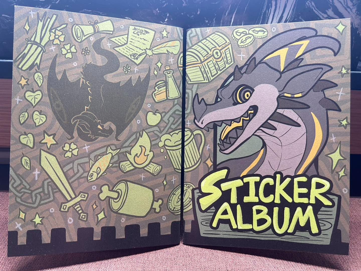 貼紙簿 [西方龍]