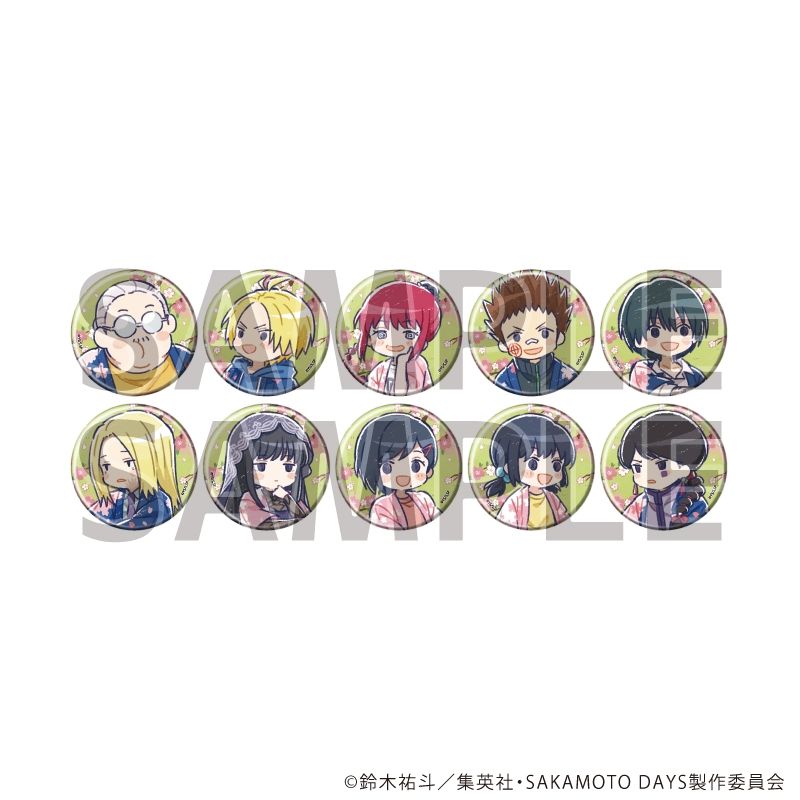 坂本日常花見系列徽章