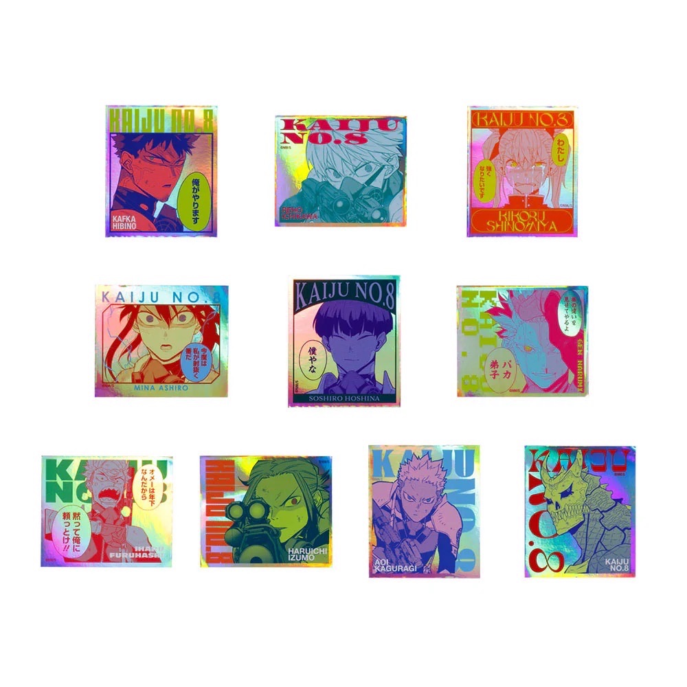 怪獸8號極光貼紙