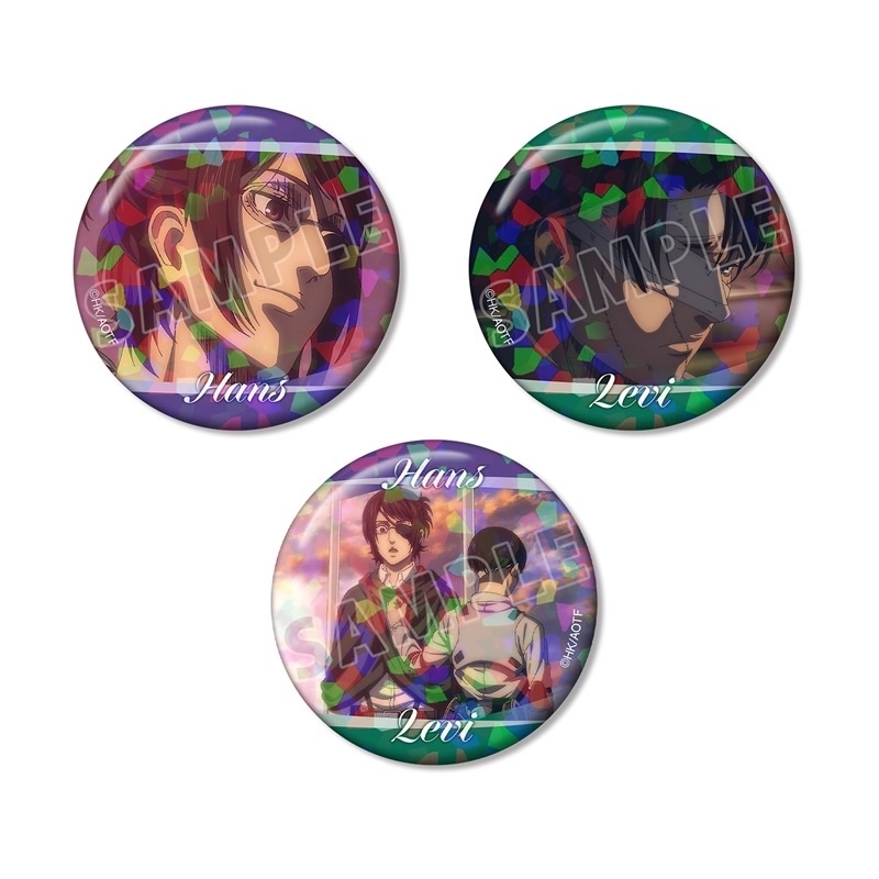 進擊の巨人里維漢吉名場面徽章組