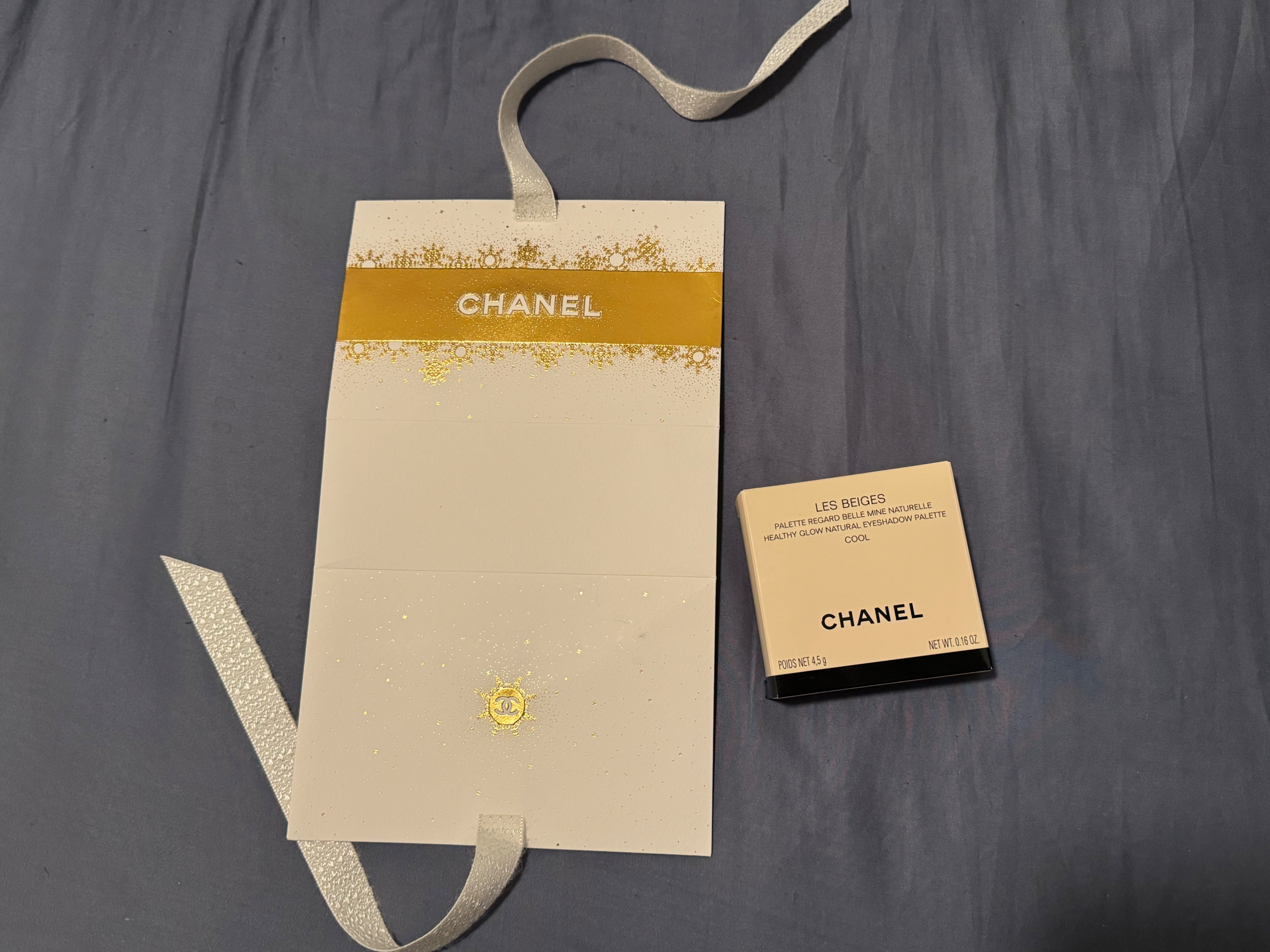 全新-Chanel五色眼影盤2024新色-附贈聖誕限定小袋（不參與公仔活動）