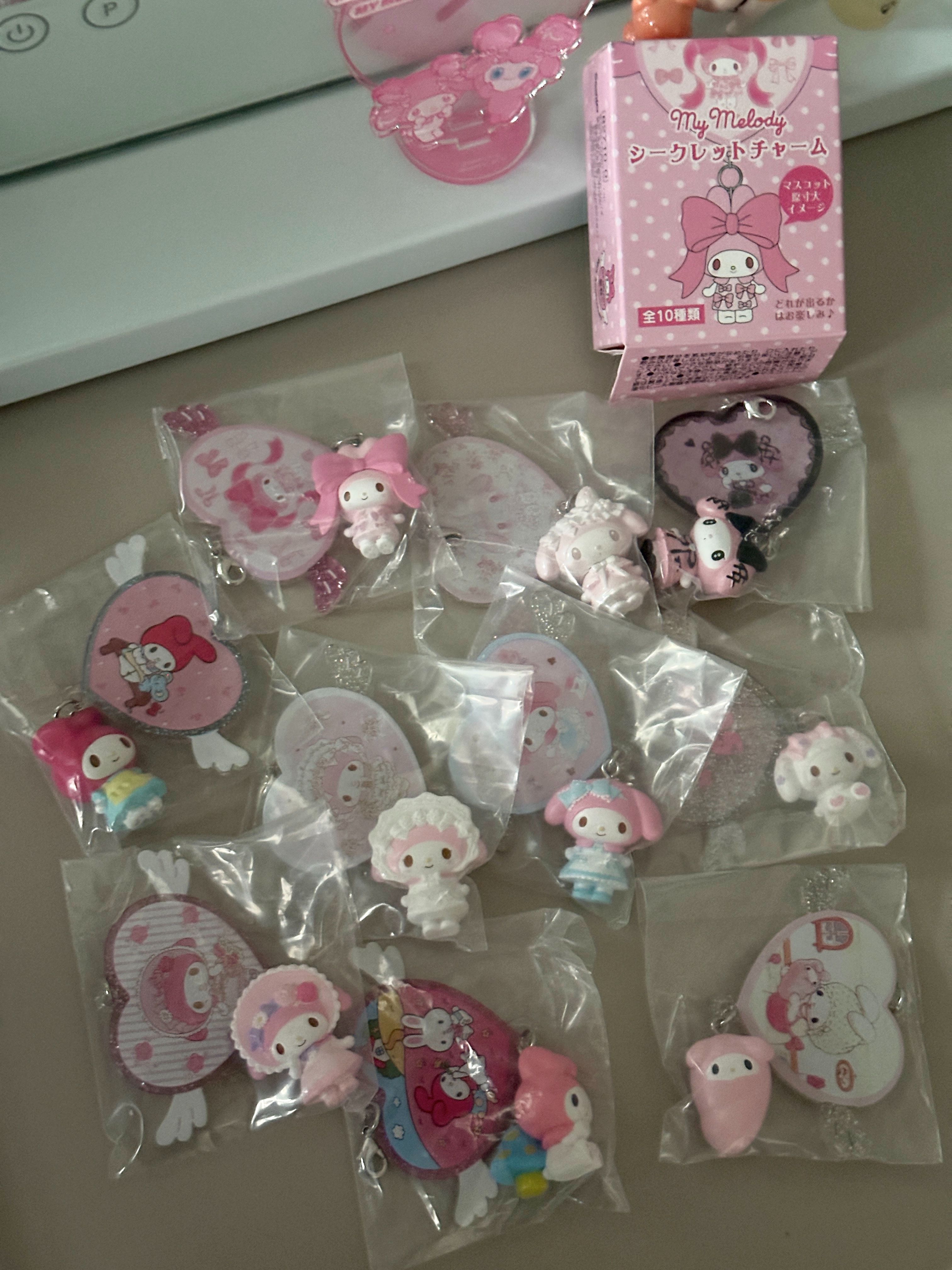 現貨｜美樂蒂50週年 愛心壓克力吊飾盲盒 確認款（粉盒）