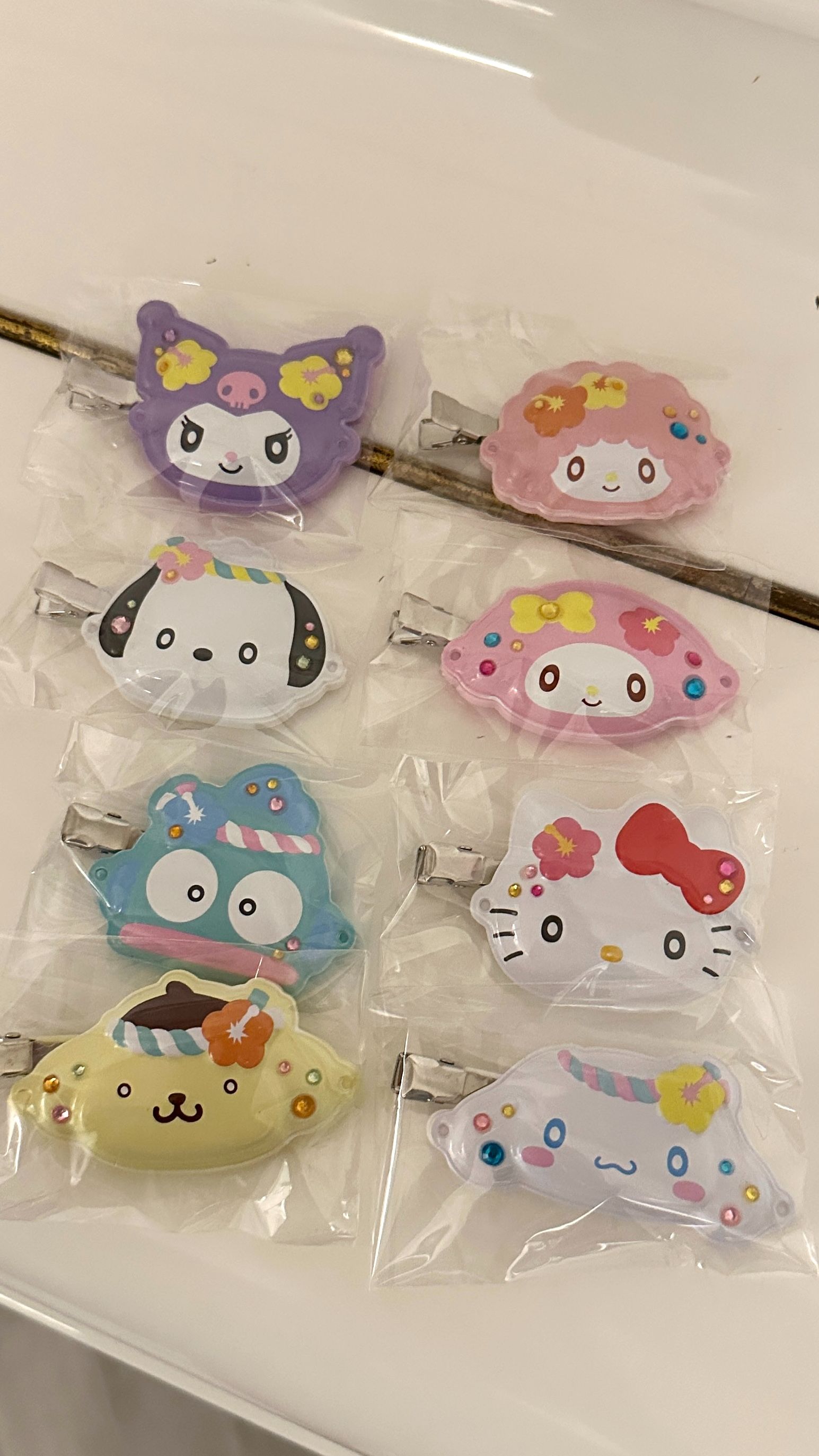 現貨｜三麗鷗角色盛夏季 面具髮夾盲盒 確認款