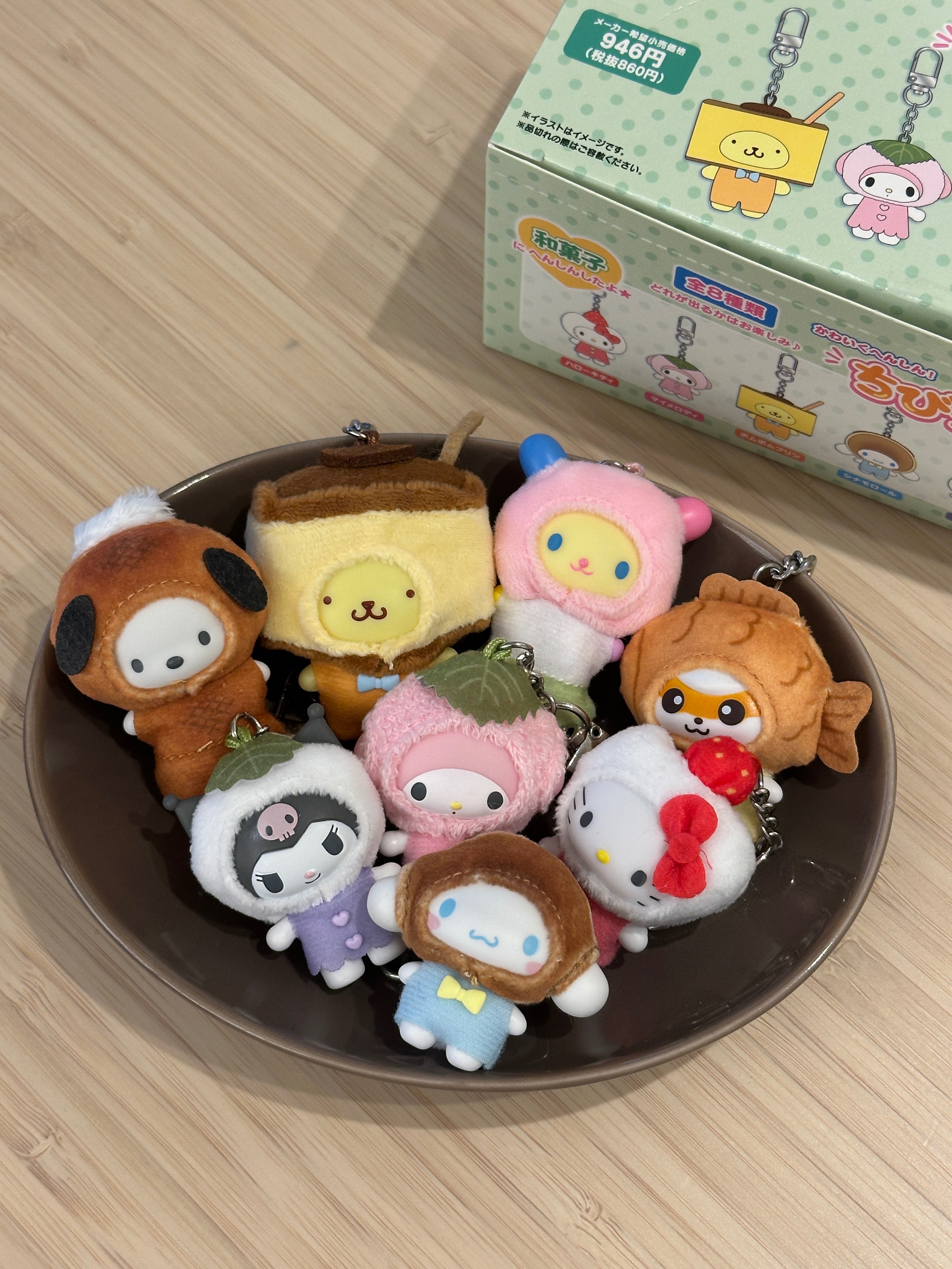 現貨｜三麗鷗變裝吊飾盲盒3 日式甜點 確認款