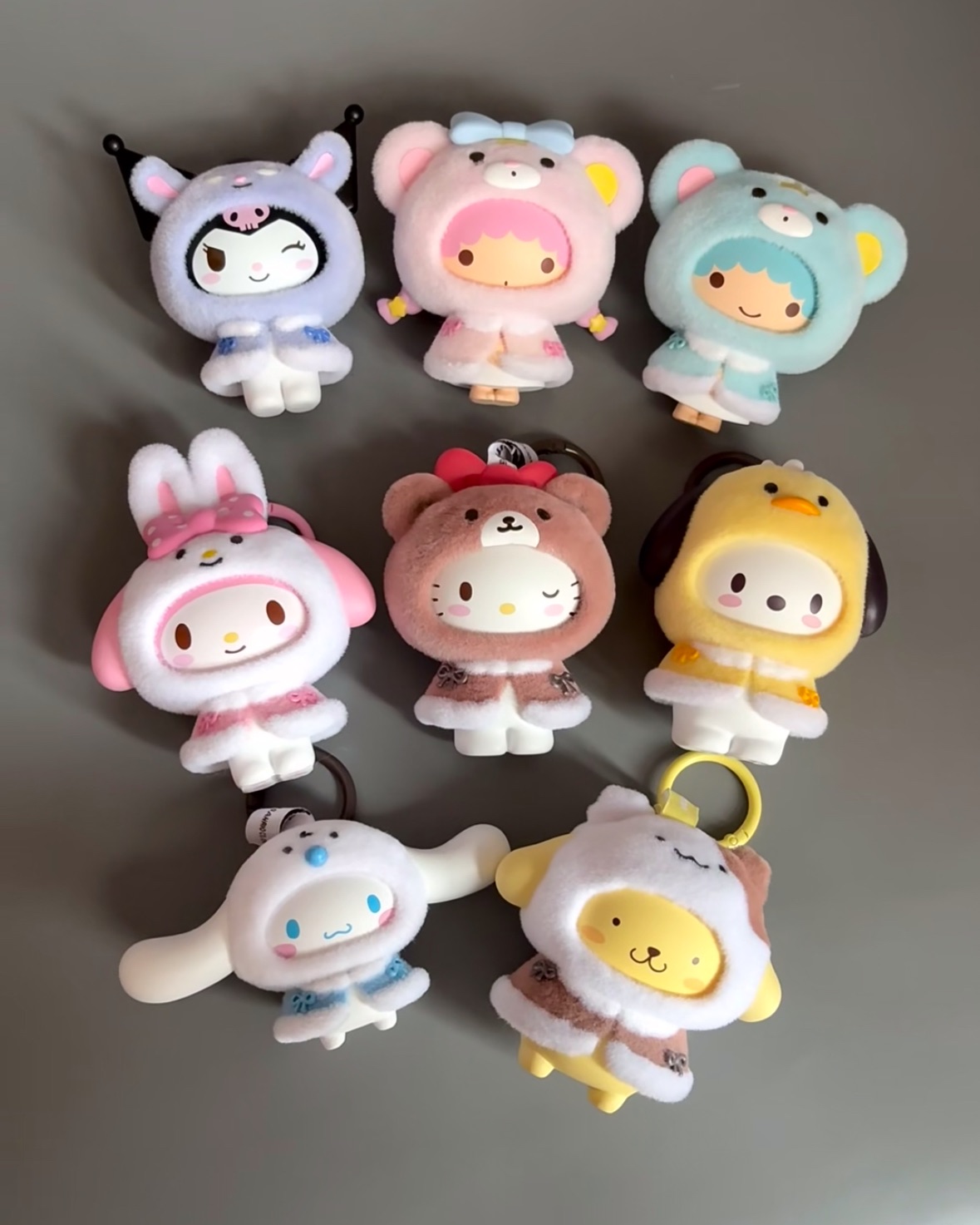 現貨｜三麗鷗植絨小斗篷變臉吊飾盲盒 確認款