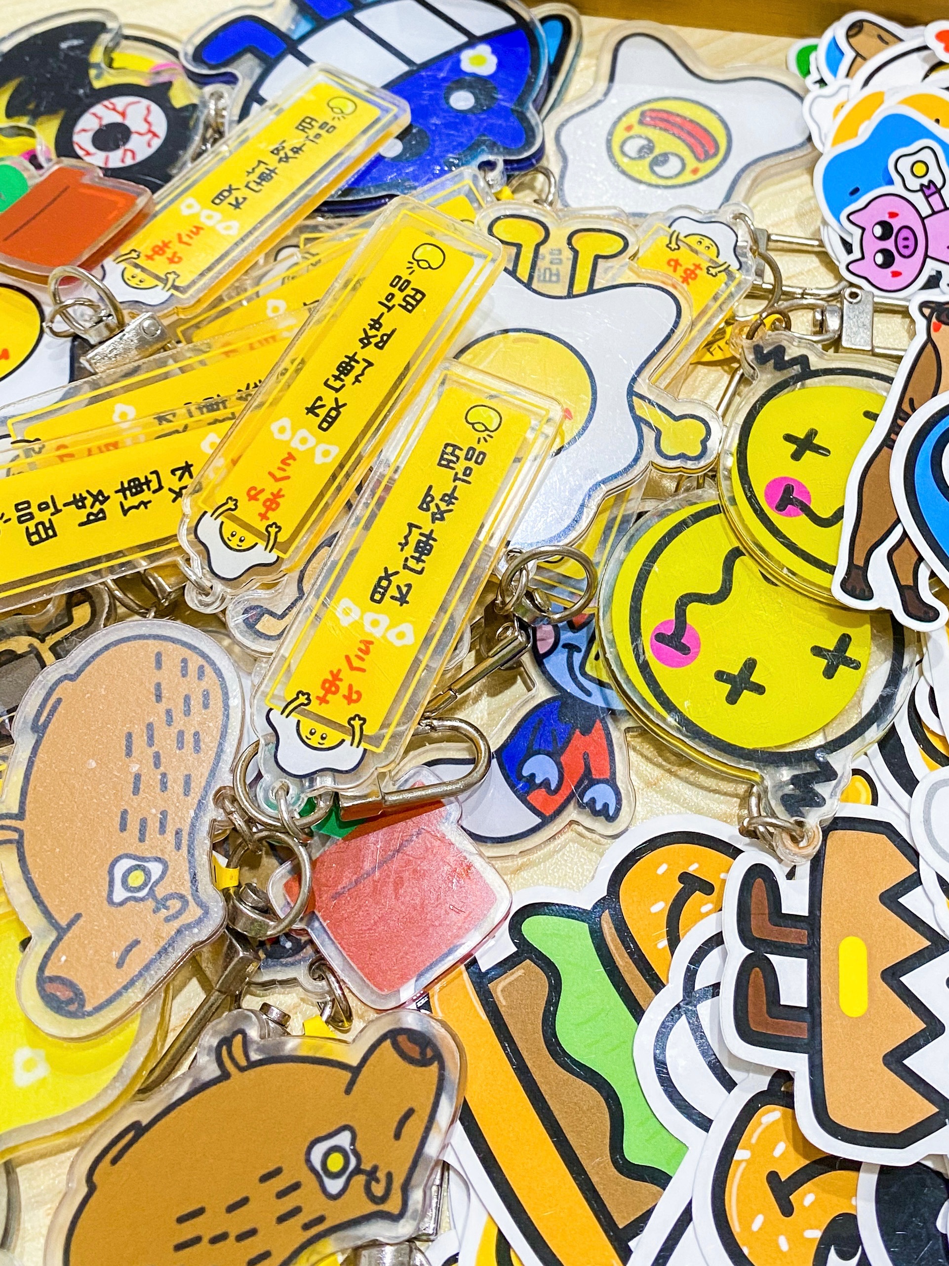 可愛壓克力鑰匙圈/17款