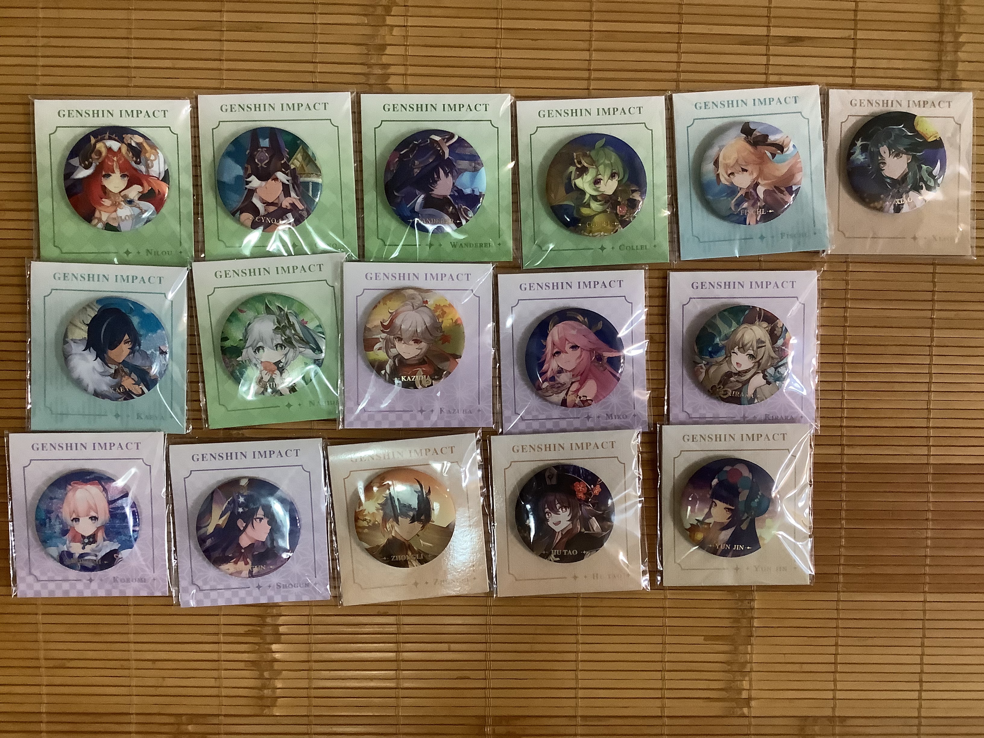 原神主題系列徽章