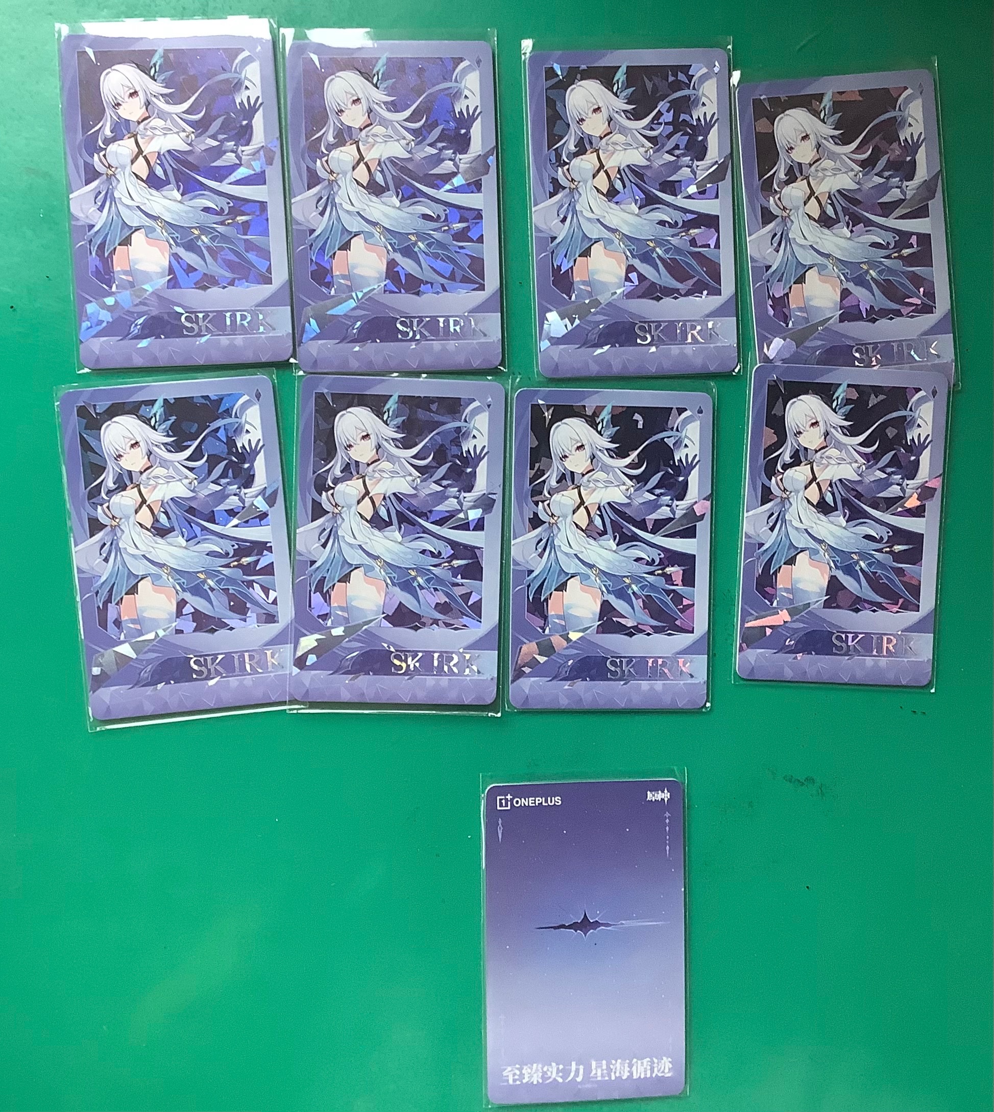 絲科克oppo小卡（圖下為背面）