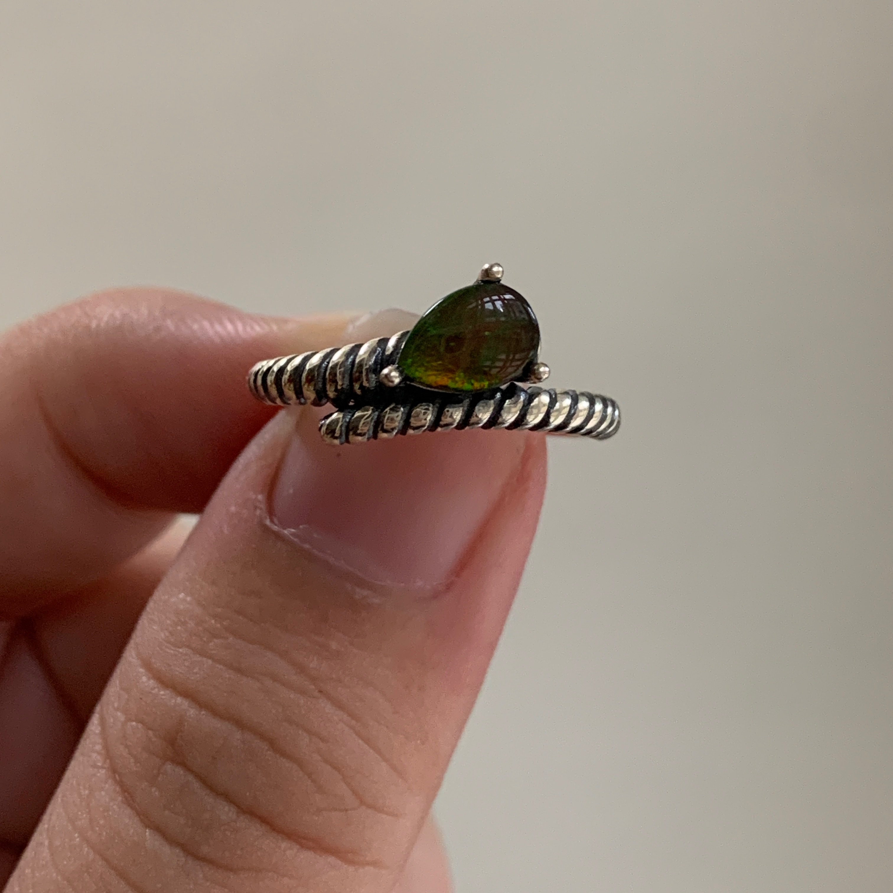 Souji Crystal｜斑彩石 925銀戒指