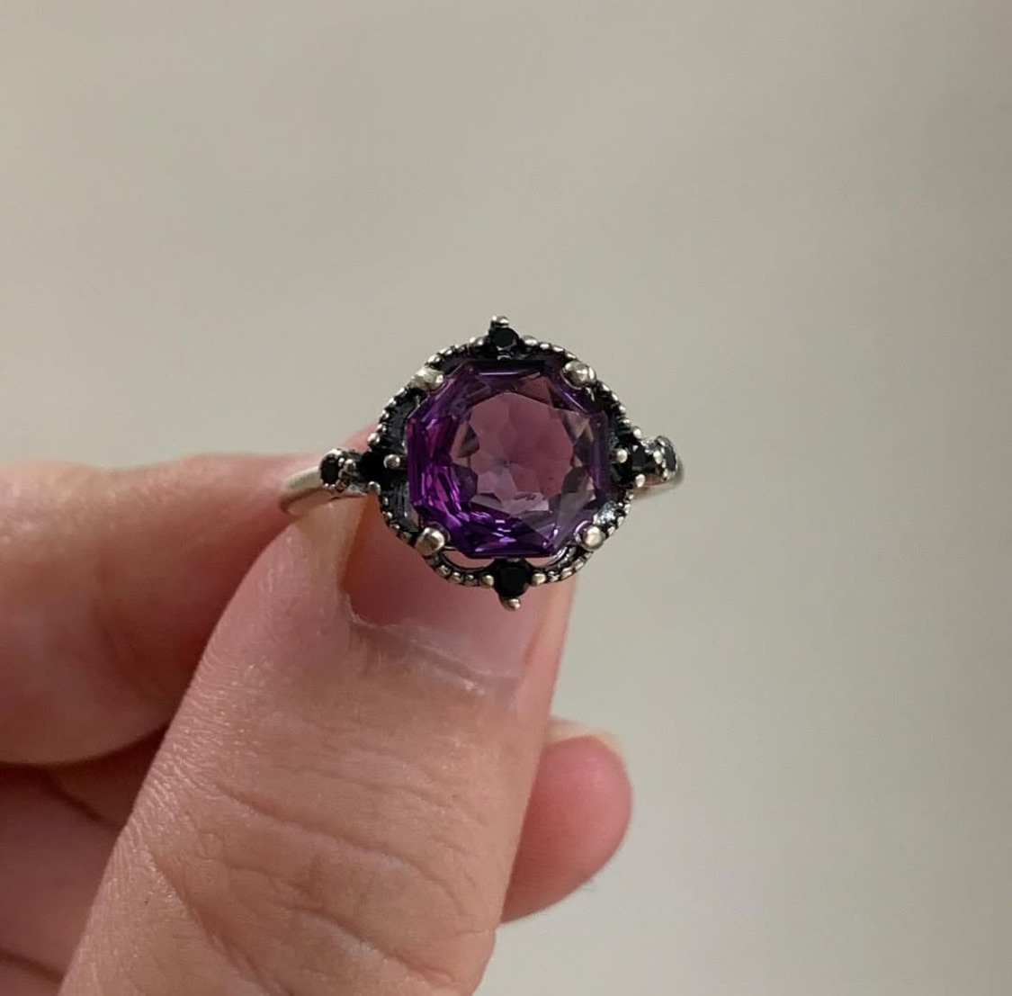 紫水晶925銀戒指｜飾品選品