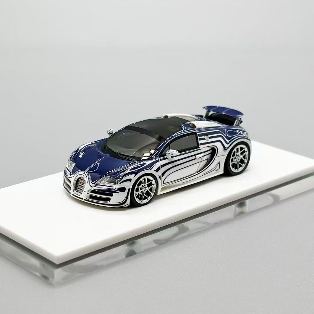 LJM 1/64 Bugatti Veyron L’Or Blanc 陶瓷龍 布加迪 威龍