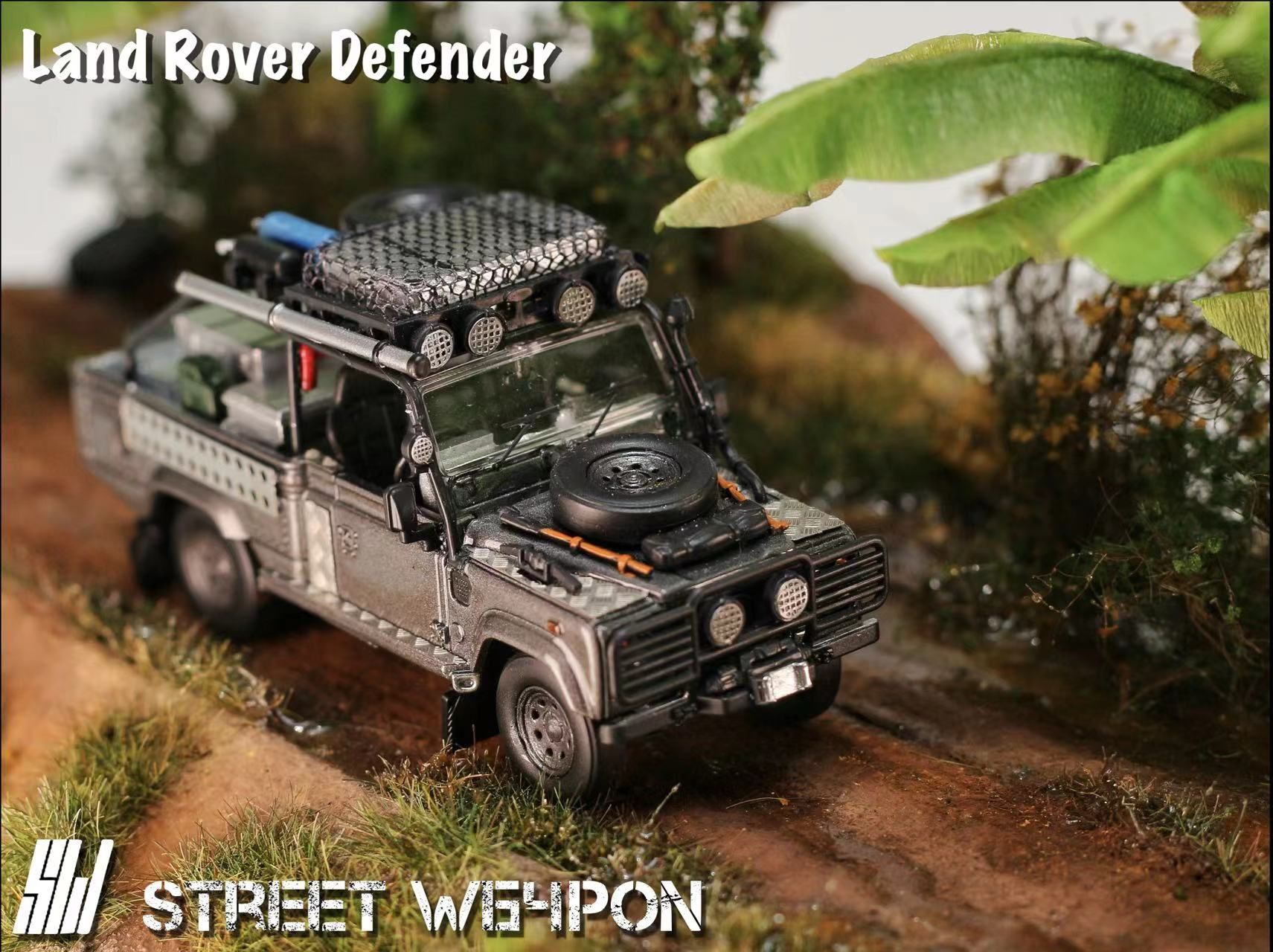 SW Land Rover Defen d er 古墓奇兵 電影 模型車