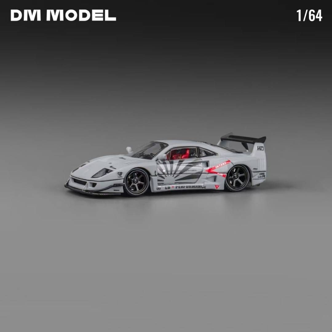 DM MODEL  1/64 Ferrari F40 LBWK 戰鬥灰 零戰