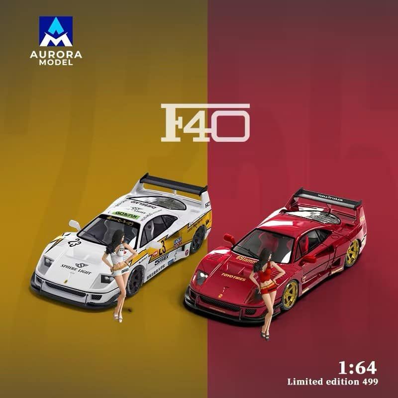 Aurora 1/64 Ferrari F40