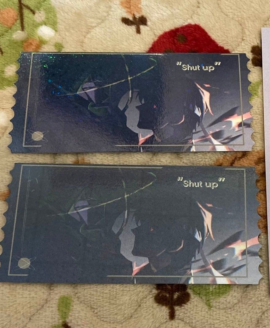 Dxd ＆ Sapnap 票根卡片