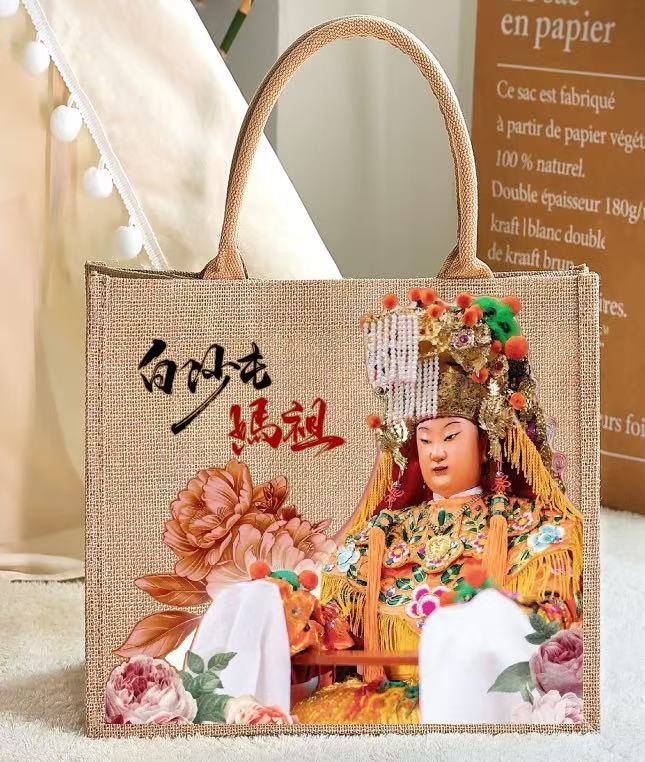 白沙屯媽祖麻布袋（圖）大