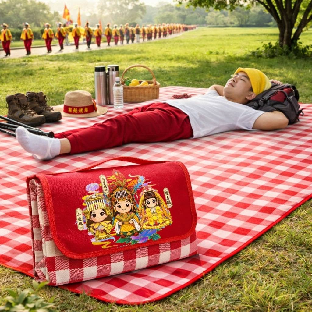 預購中，10天左右貨到寄出！白沙屯媽祖地墊