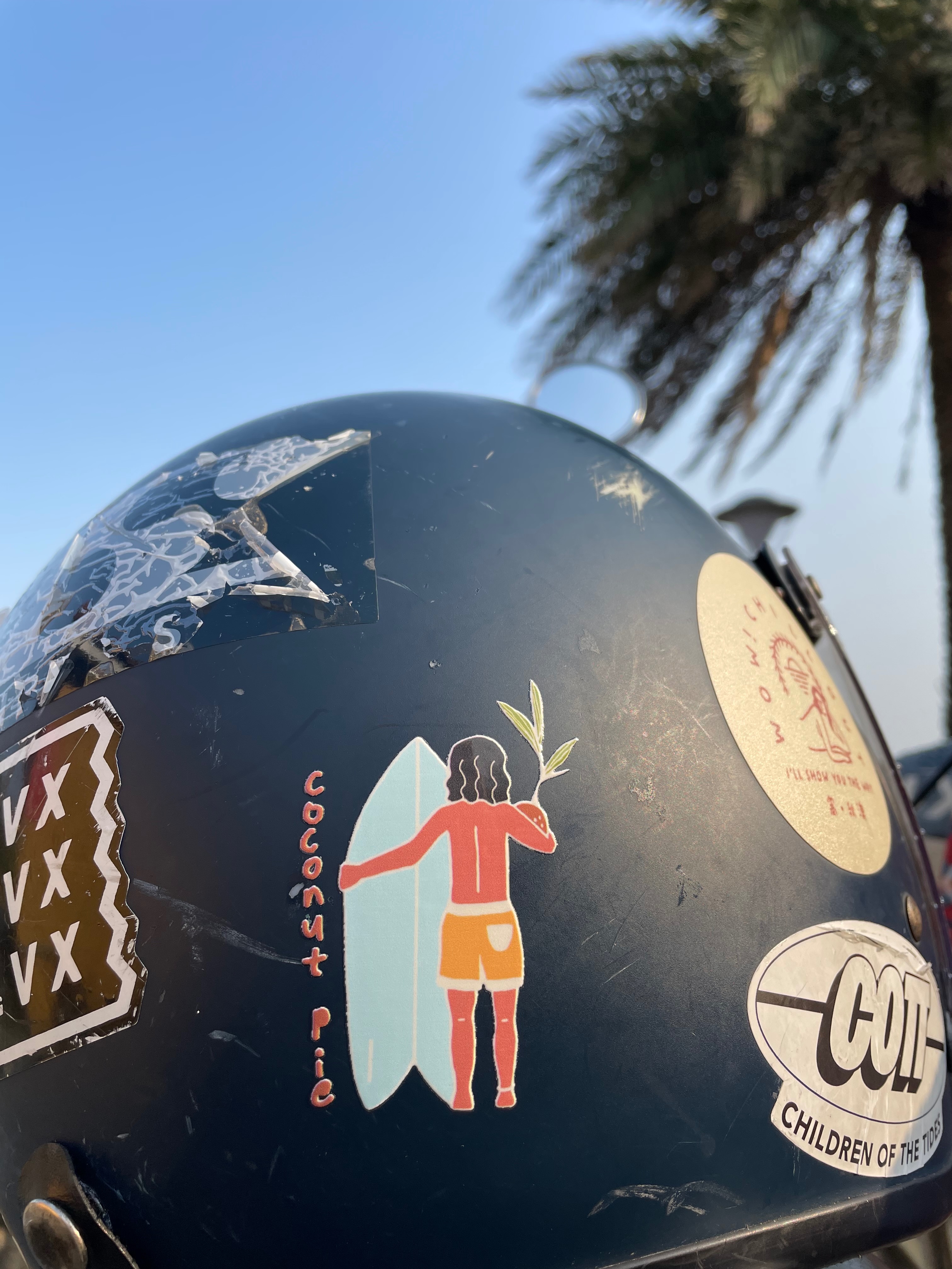 Coconut Pie Sticker 椰子派防水貼紙（曬傷版）