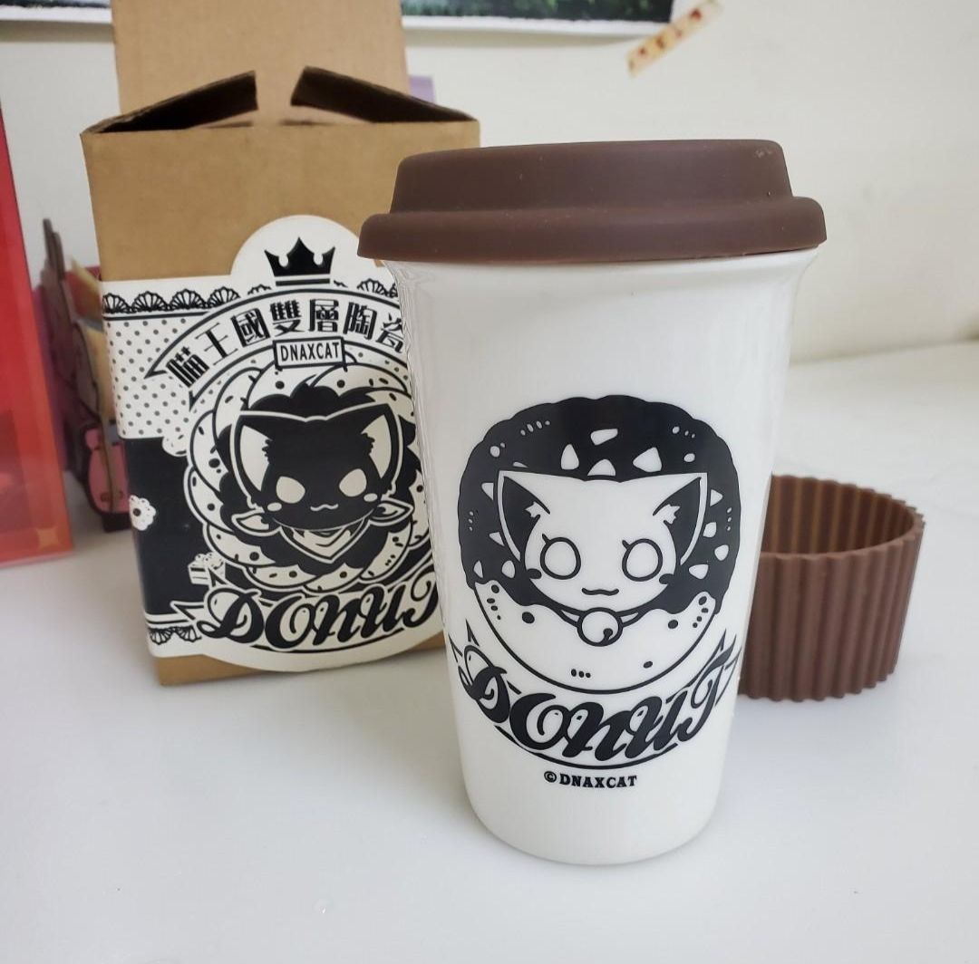 九藏喵雙層陶瓷杯