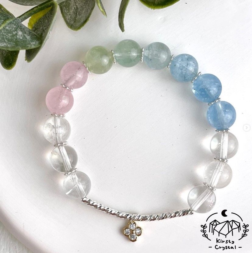 [A]輕透摩根石手串（5折）