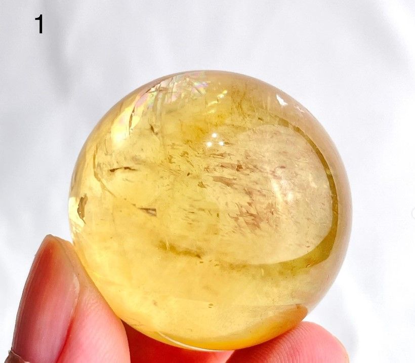 [466]黃方解小球 編號1 （ 7折 ）