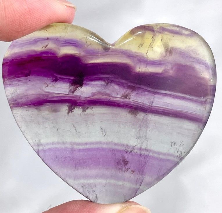 [535]超透螢石愛心 （ 7折 ）