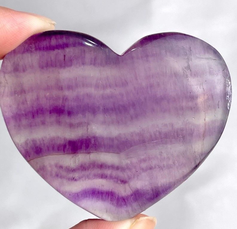 [536]超透螢石愛心 （ 7折 ）