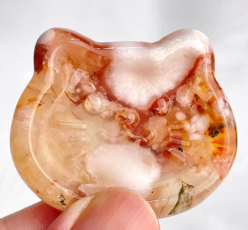 [570]櫻花瑪瑙貓貓盤 （ 7折 ）