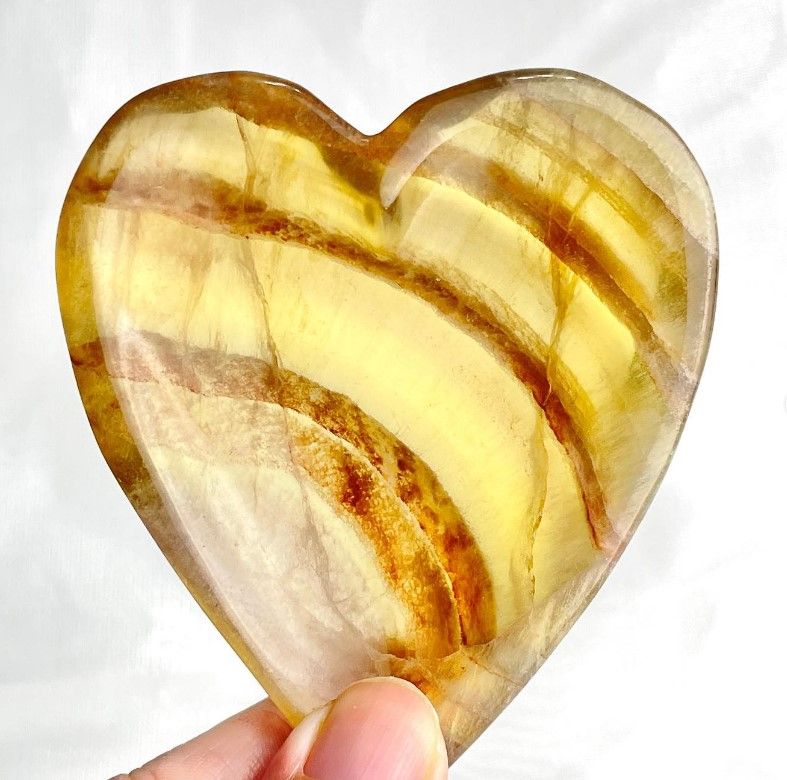 [595]超透紫綠螢石愛心碗 （ 7折 ）