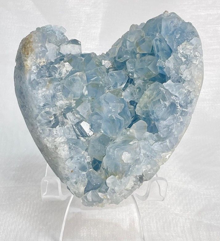 [600]天青石原石愛心 （ 67折 ）