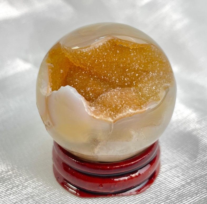 [690]金色軟糖瑪瑙球 （ 7折 ）