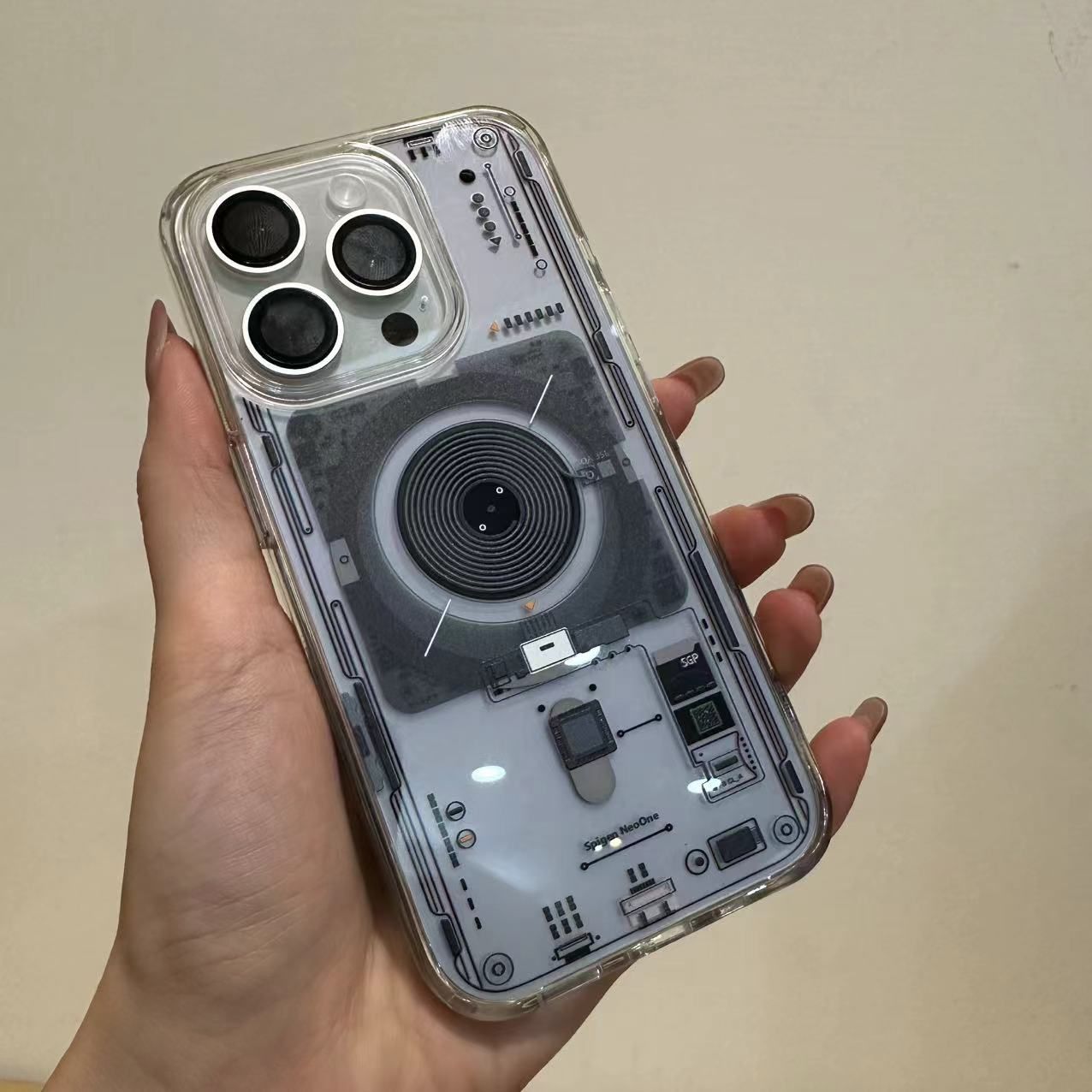 iphone17系列 電路板造型磁吸殼