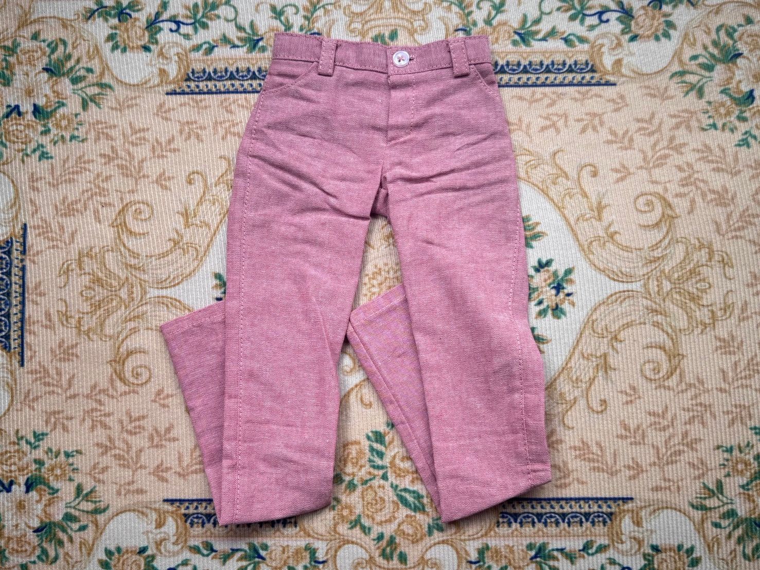 BJD-3分粉牛仔褲