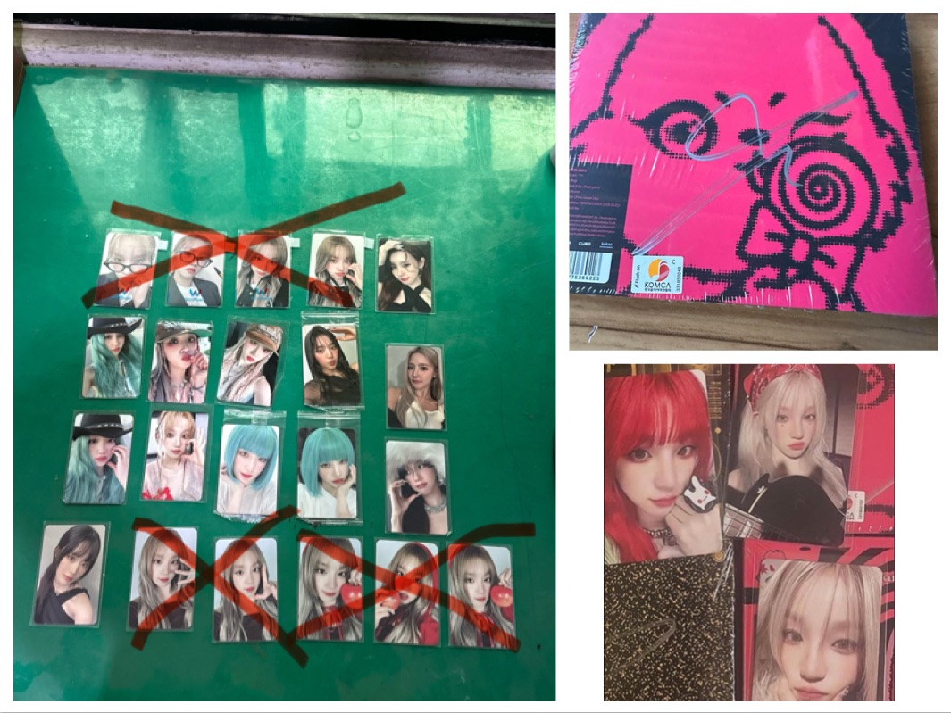 Yuqi簽名專輯+hello82特典+隨機小卡（一組為五張小卡）