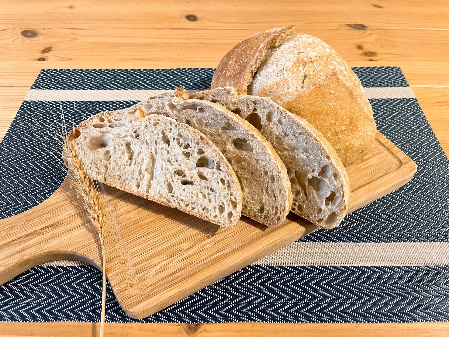 酸種原味鄉村麵包 約500克（無油無糖無蛋奶）全素