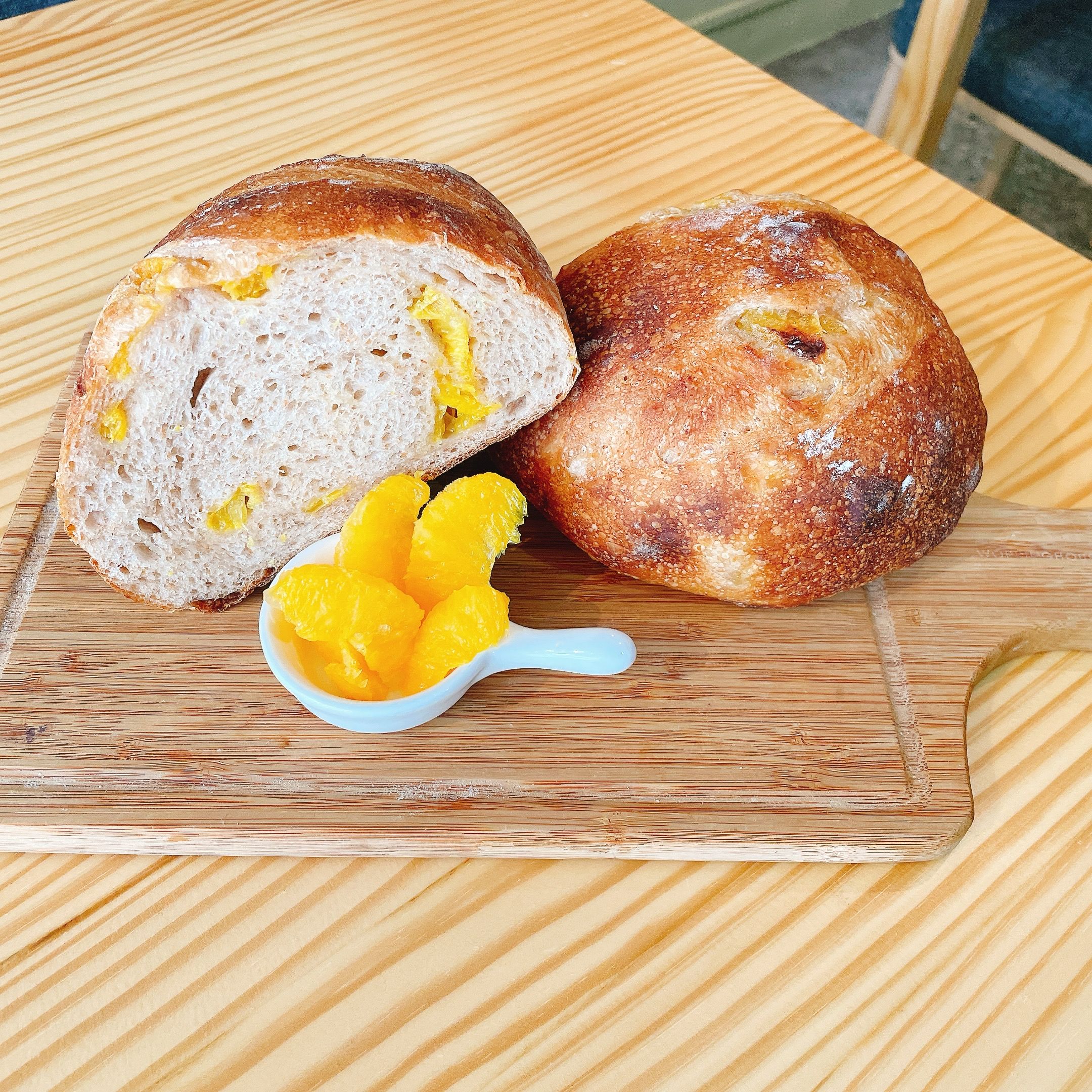 限量!! 全麥晚崙西亞橙酸種麵包（無油無糖無蛋奶）全素