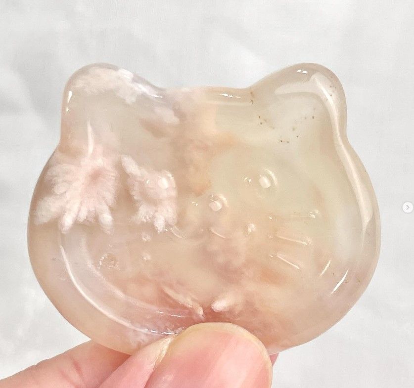 [728]櫻花瑪瑙貓貓盤 （ 7折 ）