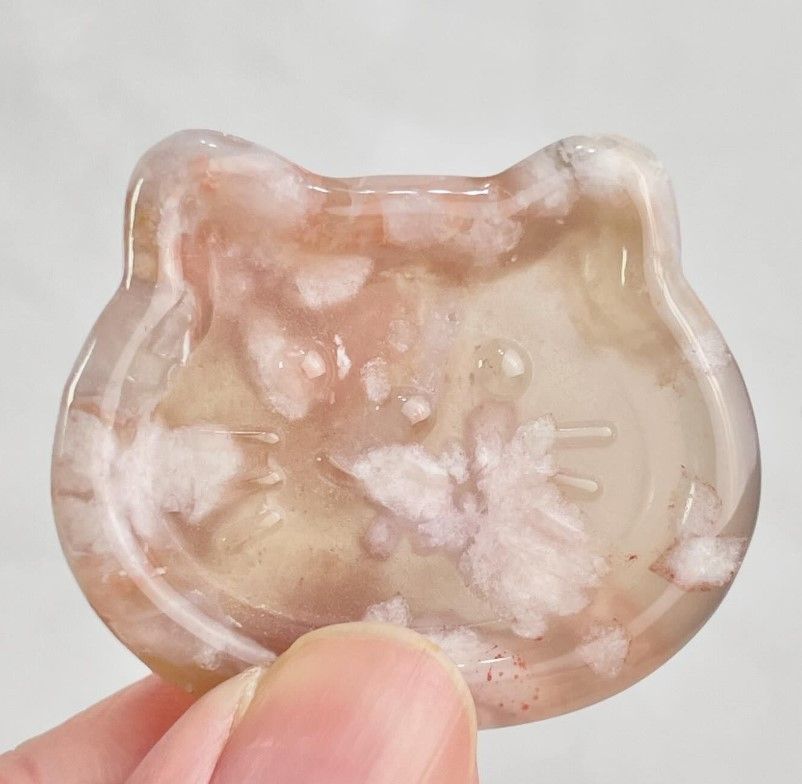 [729]櫻花瑪瑙貓貓盤 （ 7折 ）