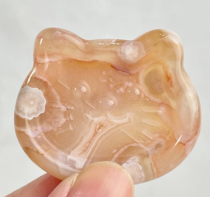 [730]櫻花瑪瑙貓貓盤 （ 7折 ）