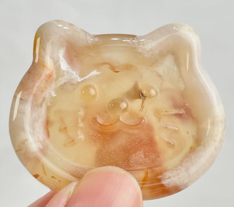 [733]櫻花瑪瑙貓貓盤 （ 7折 ）